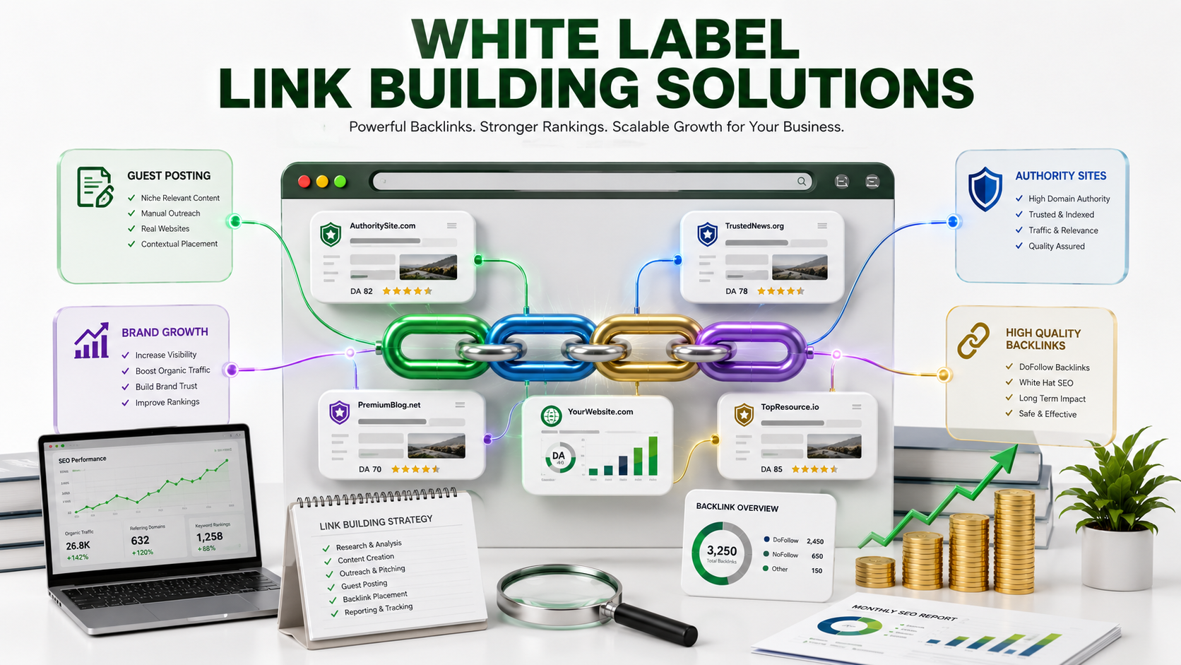 White Label Link Building Solutions | A Simple Guide for Agencies